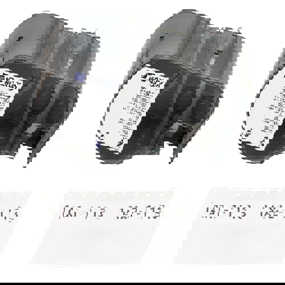 Labels, Ribbons & Tapes; Application: Self-Laminating Labels ; Type: Self-Laminating Labels ; Color Family: White ; Color: Black on White, Clear ; For Use With: BMP51; BMP53; M511 ; Material: Vinyl